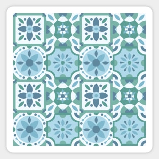 Azulejo #23- vector Portuguese Moorish pattern Sticker